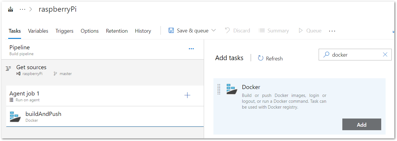 add docker task