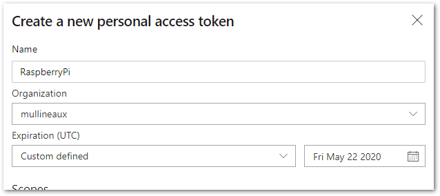 new access token