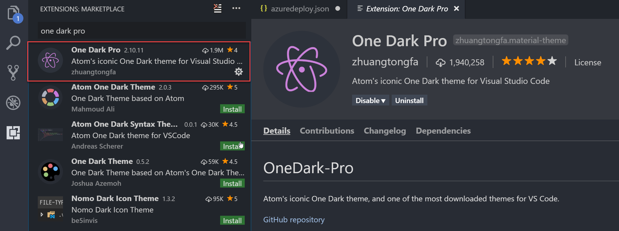 atom theme