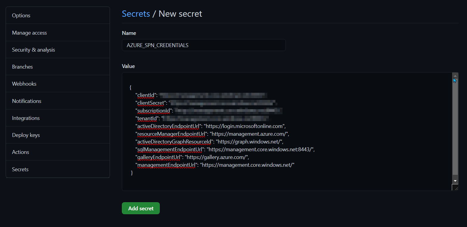 Github Secret