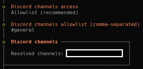OpenClaw channel allowlist