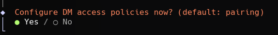OpenClaw DM policies